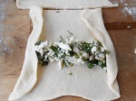 How to prepare cheese & herb filled pastry rolls