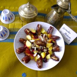 Iftar at Home with fruit khoshaf